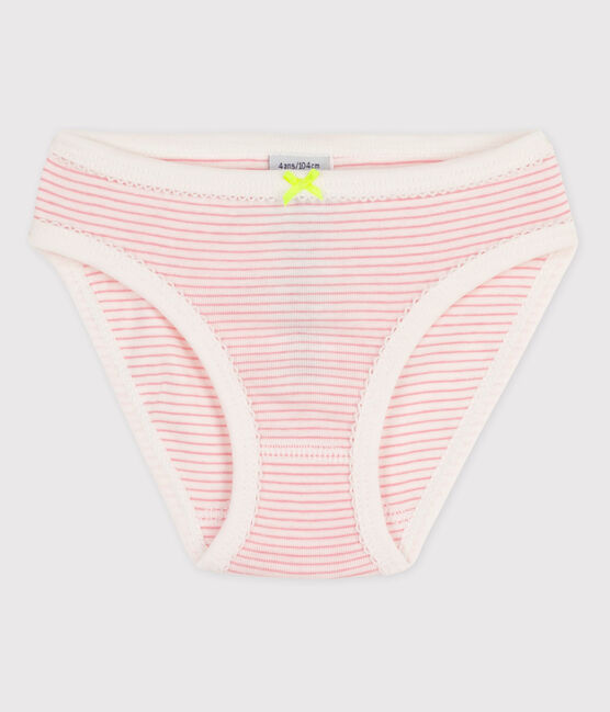Braguita de algodón de niña blanco MARSHMALLOW/rosa GRETEL
