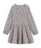 Vestido estampado para niña gris BELUGA/blanco MULTICO
