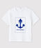Camiseta para bebé niño blanco ECUME
