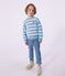 Jersey infantil de punto tricotado azul FLO/ MILK