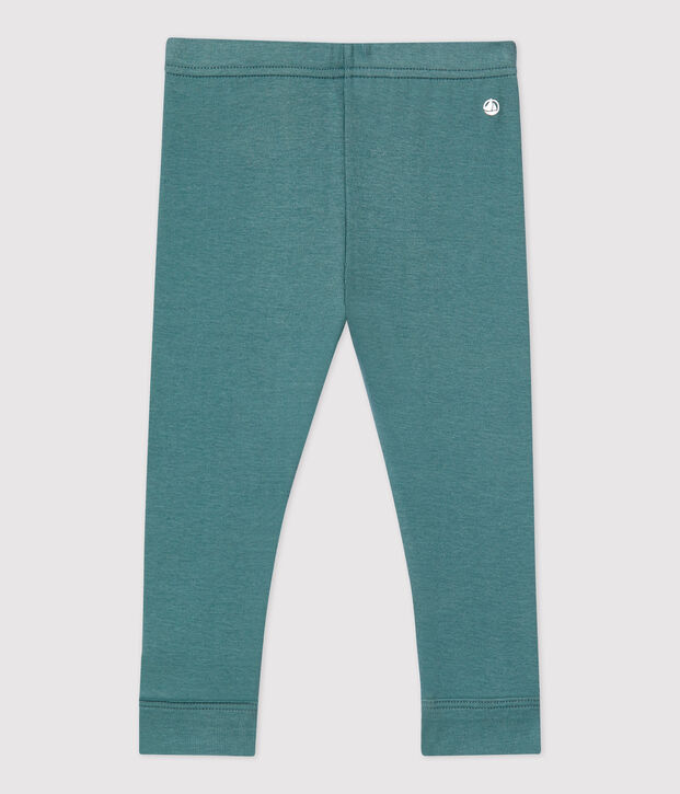 Leggings de algod&oacute;n org&aacute;nico de beb&eacute; verde