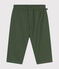 Pantalón de algodón/lino de bebé verde CROCO