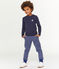 Pantalón de malla para niño azul SMOKING/blanco MARSHMALLOW