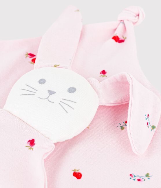Doudou de algodón con estampado de flores para bebé rosa BARELY/ MULTICO