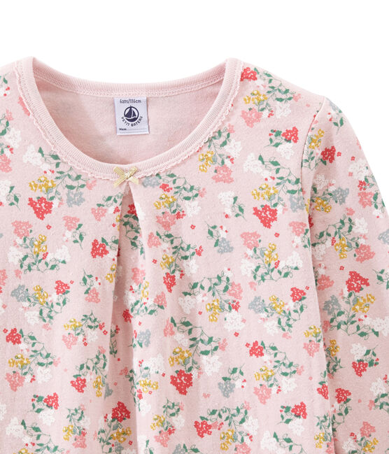 Camisón para niña rosa JOLI/blanco MULTICO
