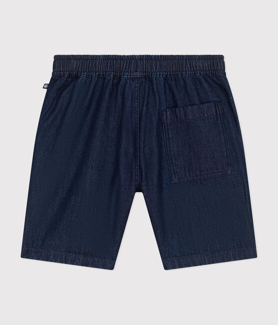 Shorts de tejido vaquero ligero para niña azul DENIM