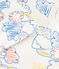 Pijama corto infantil con estampado de arcoíris de algodón  blanco MARSHMALLOW/blanco MULTICO