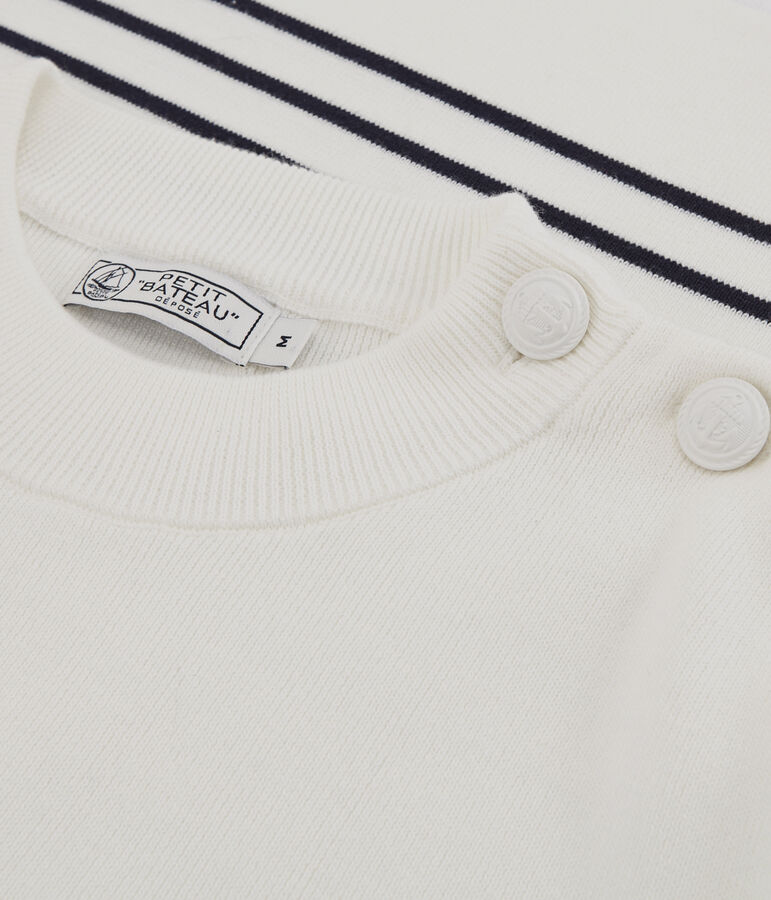 Jersey marinero de hombre blanco/azul