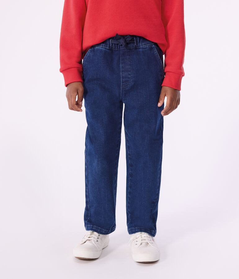 Pantal&oacute;n denim infantil azul