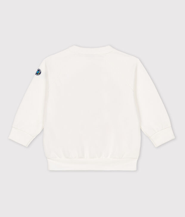 Sudadera Beb&eacute; Petit Bateau x Water Family blanco