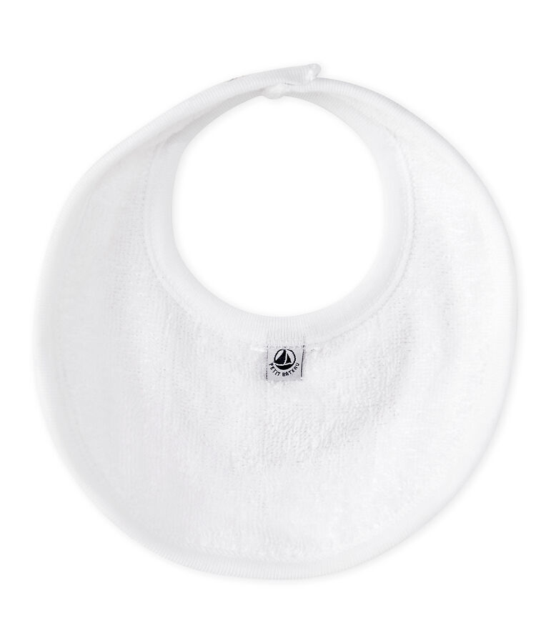 Babero beb&eacute; mixto estampado rosa VIENNE/blanco MULTICO