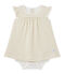 Vestido body de rayas bebé niña blanco MARSHMALLOW/amarillo DORE