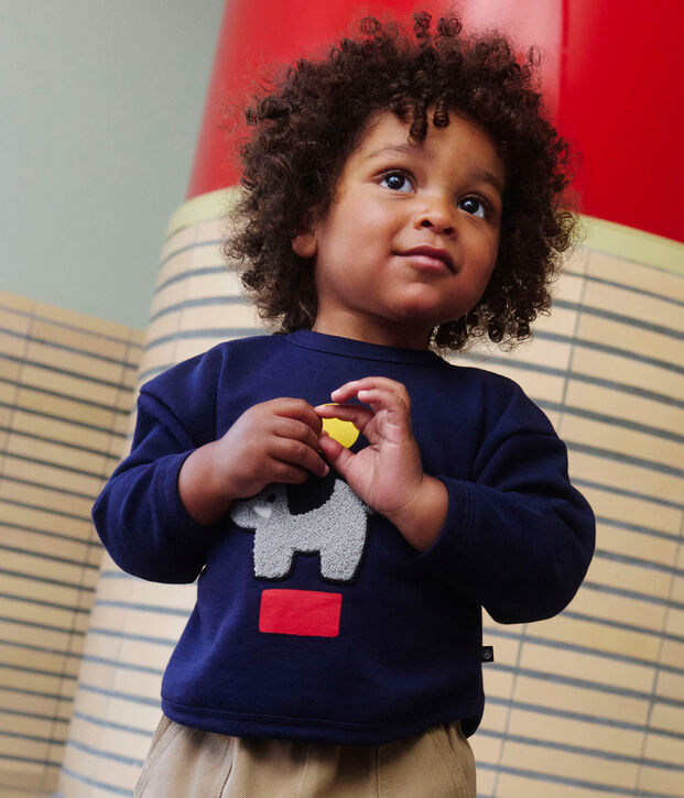 Sudadera de algod&oacute;n con estampado de elefante para beb&eacute; SOIR