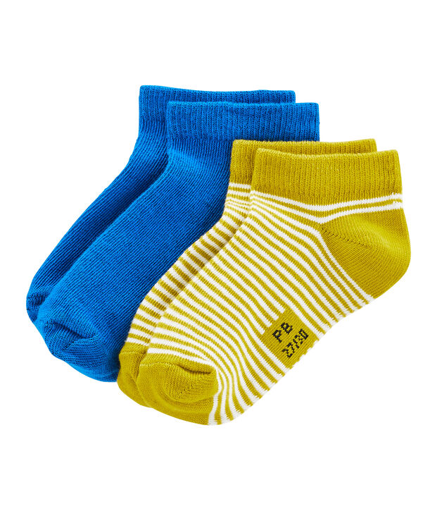 Lote de 2 pares de calcetines infantiles para ni&ntilde;o multicolor