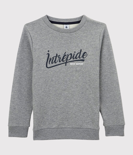 Sudadera de muletón de niño gris SUBWAY CHINE