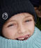 Gorro infantil de punto tricotado con forro polar SMOKING