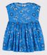 Vestido de popelina de manga corta con estampado de bandana para bebé