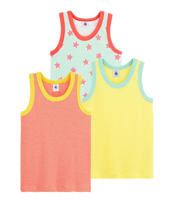 Trío de camisetas de tirantes para niño variante 1