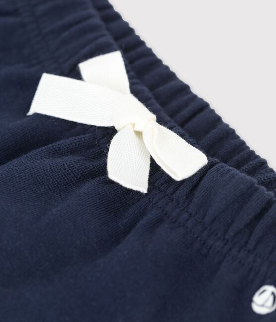 Pantalón de jersey grueso a rayas para bebé azul SMOKING