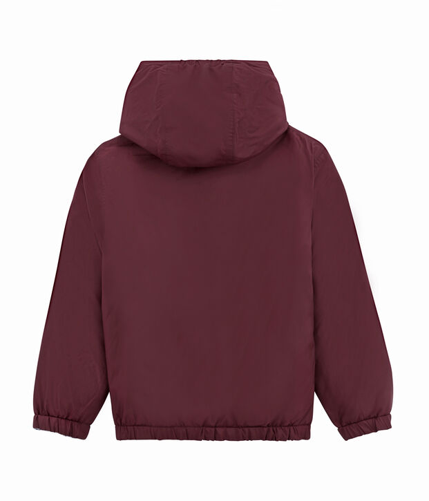 Corta viento reversible para ni&ntilde;a rojo