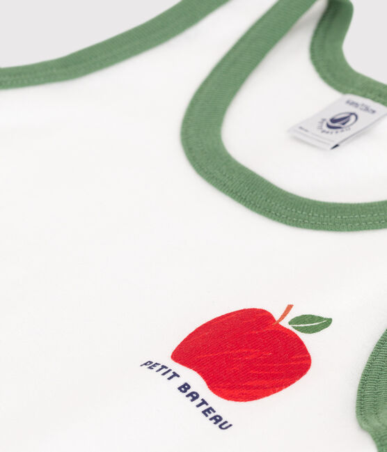 Camiseta infantil de algodón sin mangas ECUME/ PALMERAIE