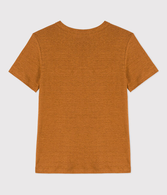 Camiseta L'ICONIQUE de lino de mujer marron TOAST