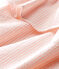 Mono corto de rayas para bebé niña blanco MARSHMALLOW/rosa ROSAKO