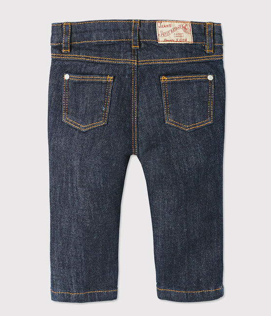 Pantalón vaquero ceñido para bebé niño azul JEAN