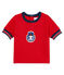 Camiseta manga corta con motivos para bebé niño rojo TERKUIT