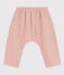 Pantalón de gasa de algodón para bebé rosa SALINE