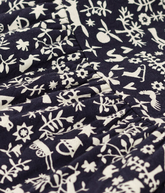 Vestido de manga larga de túbico acolchado estampado para bebé azul SMOKING/ AVALANCHE