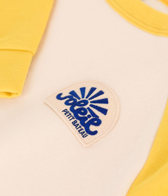 Sudadera infantil de felpa ligera amarillo AVALANCHE/ NECTAR