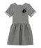 Vestido de manga corta gris CAPECOD/blanco MARSHMALLOW
