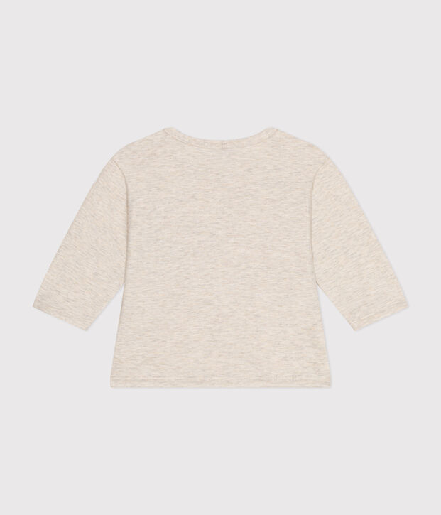 Camiseta de manga larga de punto fino para beb&eacute; MONTELIMAR CHINE
