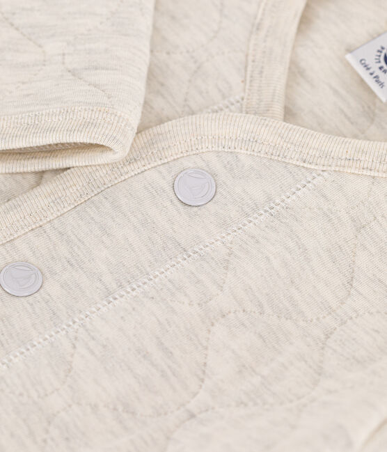 Cárdigan de túbico acolchado para bebé beige MONTELIMAR CHINE