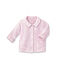 Unisex baby padded reversible milleraies jacket  rosa VIENNE/blanco ECUME
