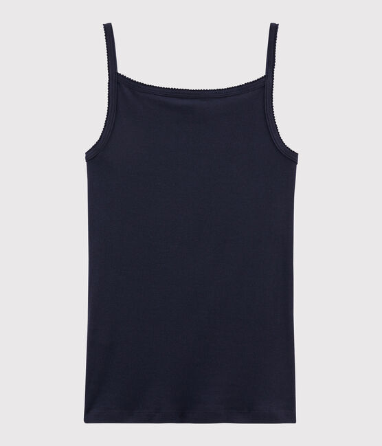 Camisa de tirantes para mujer azul SMOKING