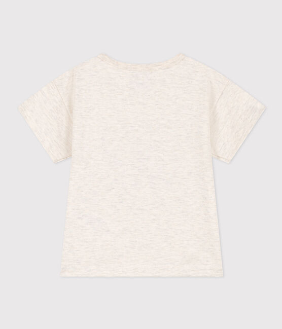 Camiseta de manga corta de jersey de bebé beige MONTELIMAR CHINE