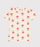 Camiseta LE DROIT de algodón con cuello redondo para mujer blanco AVALANCHE/ MULTICO