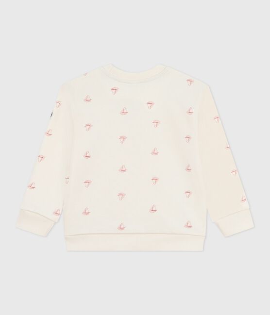 Sudadera infantil de algodón con estampado rojo MILK/ POMPEI