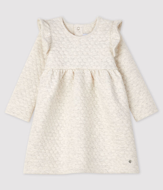 Vestido de manga larga para beb&eacute; ni&ntilde;a MONTELIMAR CHINE