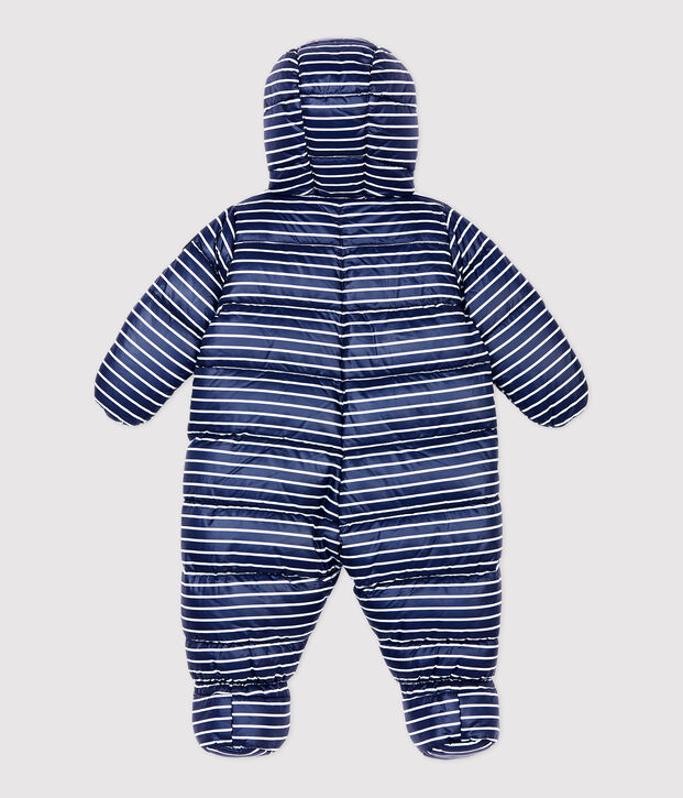 Buzo a rayas de beb&eacute; azul/blanco