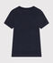Camiseta, La Icónica de lino de mujer azul SMOKING
