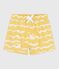 Bañador con estampado de tiburón para bebé amarillo ORGE/blanco MARSHMALLOW