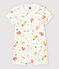 Pijama corto de frutas de algodón para bebé niña blanco MARSHMALLOW/blanco MULTICO