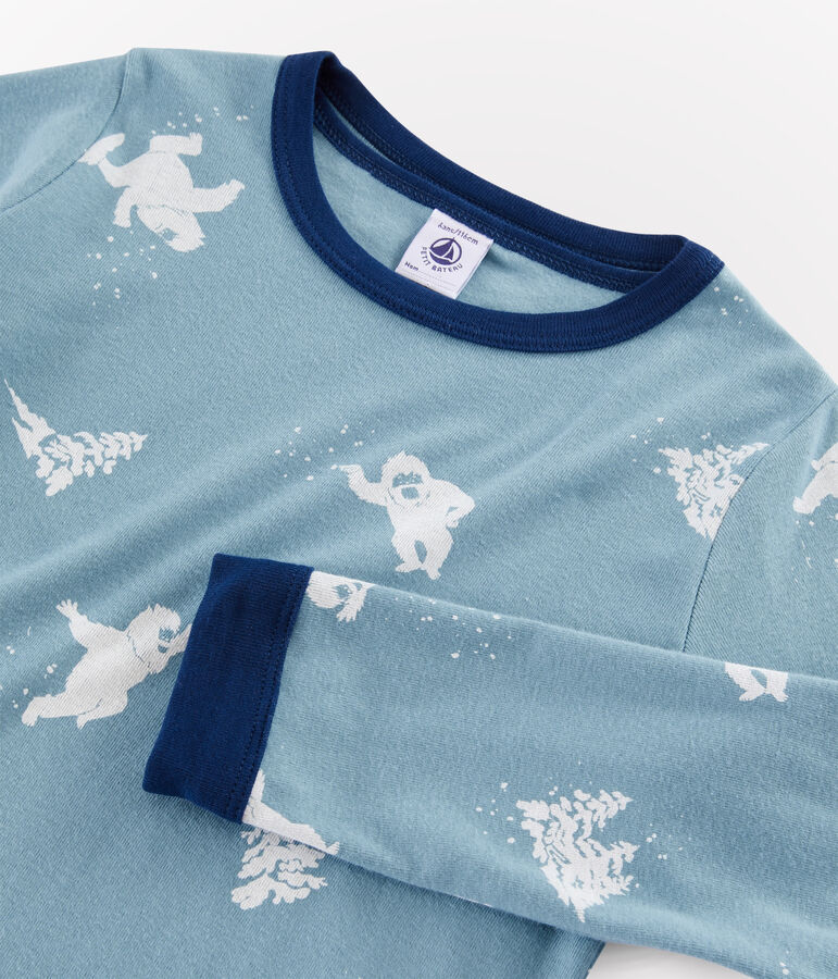 Par de pijamas para ni&ntilde;o de tejido acanalado multicolor