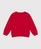 Sudadera de felpa para niño rojo CORRIDA