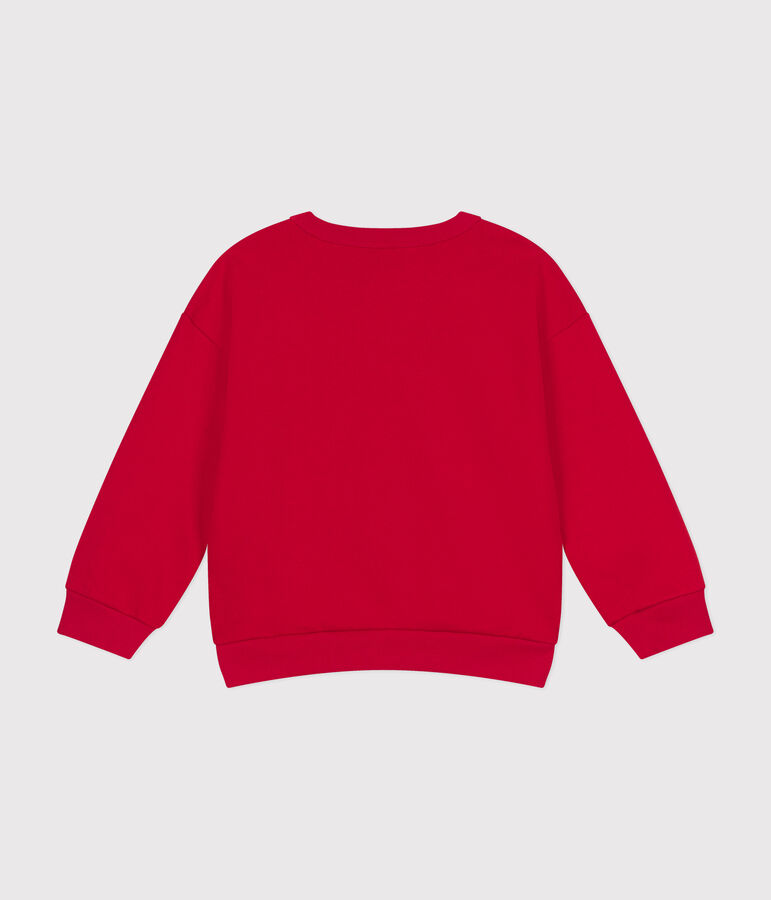 Sudadera de felpa para ni&ntilde;o rojo