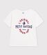 Camiseta infantil de manga corta estampada