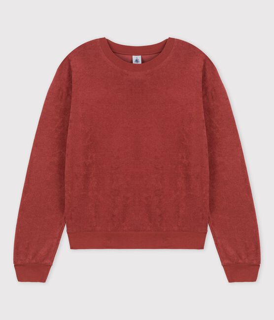 Sudadera de algodón de mujer marron OMBRIE